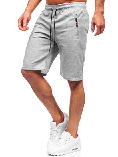 Men's Sweat Shorts Grey Bolf JX202