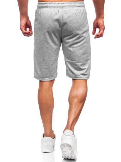 Men's Sweat Shorts Grey Bolf JX202