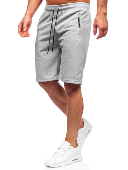 Men's Sweat Shorts Grey Bolf JX202