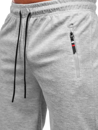 Men's Sweat Shorts Grey Bolf JX202