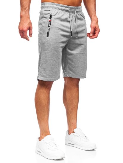 Men's Sweat Shorts Grey Bolf JX503