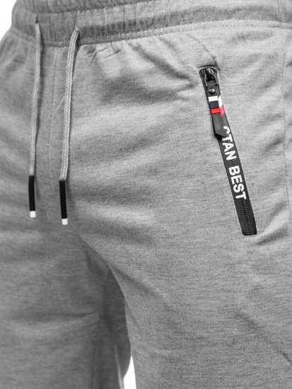 Men's Sweat Shorts Grey Bolf JX503