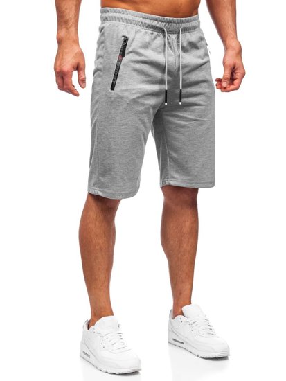 Men's Sweat Shorts Grey Bolf JX505