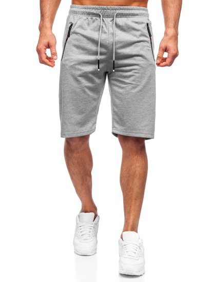 Men's Sweat Shorts Grey Bolf JX505