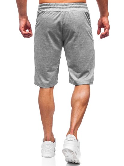 Men's Sweat Shorts Grey Bolf JX511