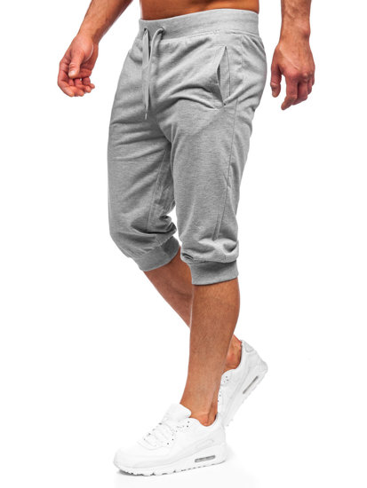 Men's Sweat Shorts Grey Bolf K10002