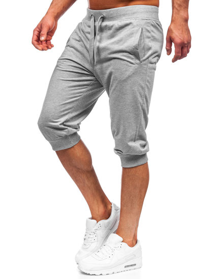 Men's Sweat Shorts Grey Bolf K10002