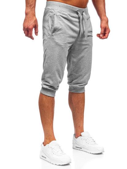 Men's Sweat Shorts Grey Bolf K10002