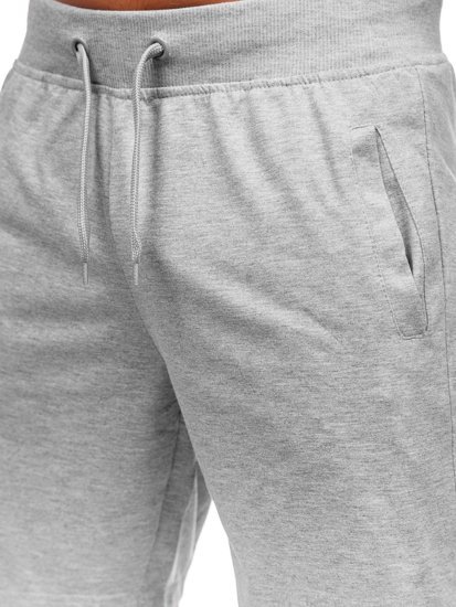 Men's Sweat Shorts Grey Bolf K10003