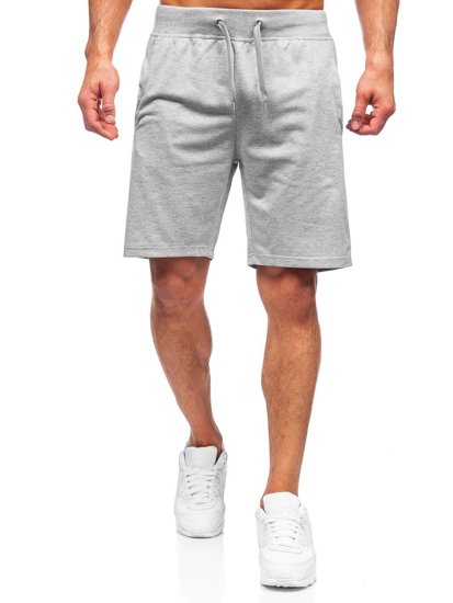 Men's Sweat Shorts Grey Bolf K10003