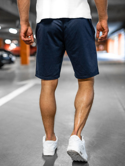 Men's Sweat Shorts Navy Blue Bolf K10003