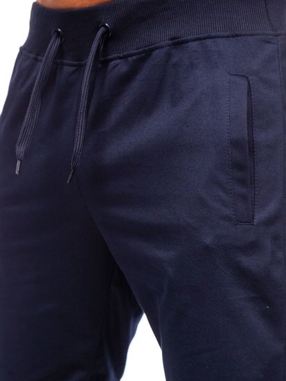 Men's Sweat Shorts Navy Blue Bolf K10003