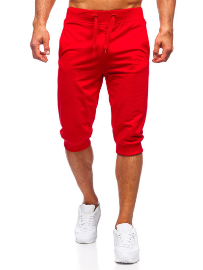 Men's Sweat Shorts Red Bolf K10002