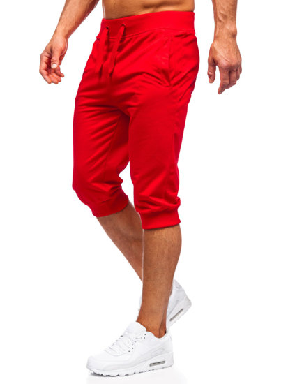 Men's Sweat Shorts Red Bolf K10002