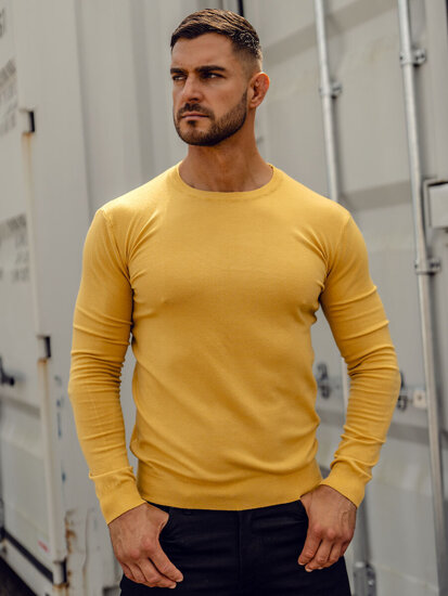 Men's Sweater Mustard Bolf MMB602A