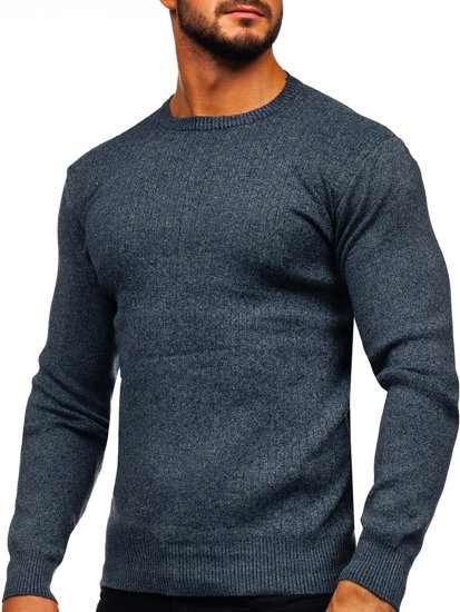 Men's Sweater Navy Blue Bolf S8309