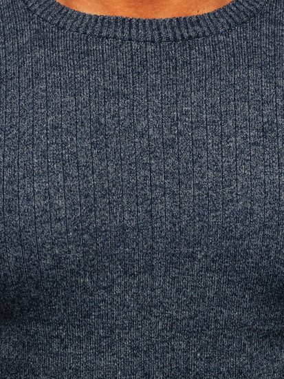 Men's Sweater Navy Blue Bolf S8309