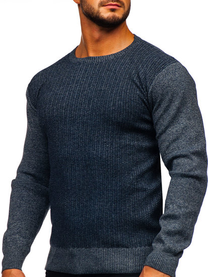 Men's Sweater Navy Blue Bolf S8523