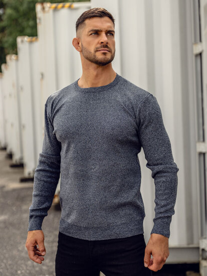 Men's Sweater Navy Bluei Bolf S8165