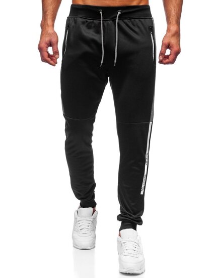 Men's Sweatpants Black-Graphite Bolf K50011