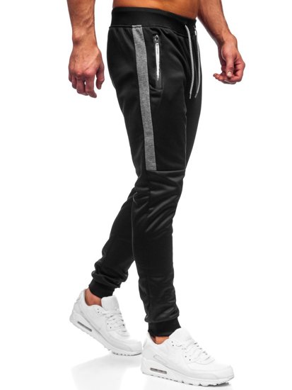 Men's Sweatpants Black-Graphite Bolf K50011