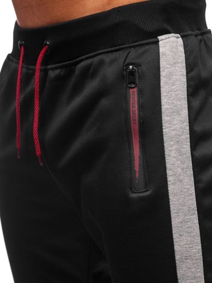 Men's Sweatpants Black-Grey Bolf K50011