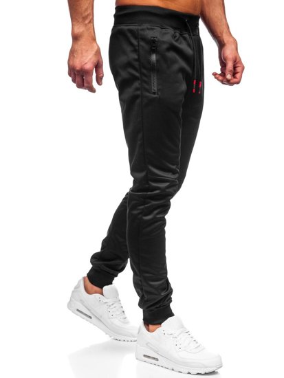 Men's Sweatpants Black-Red Bolf K50005