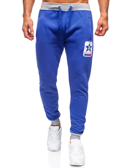 Men's Sweatpants Blue Bolf K10001