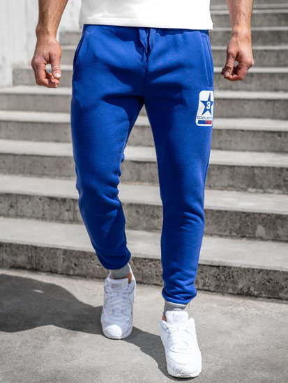 Men's Sweatpants Blue Bolf K10001