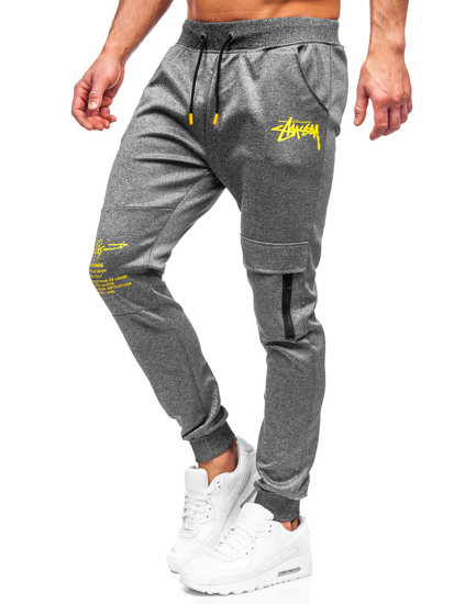 Men's Sweatpants Graphite Bolf K10286