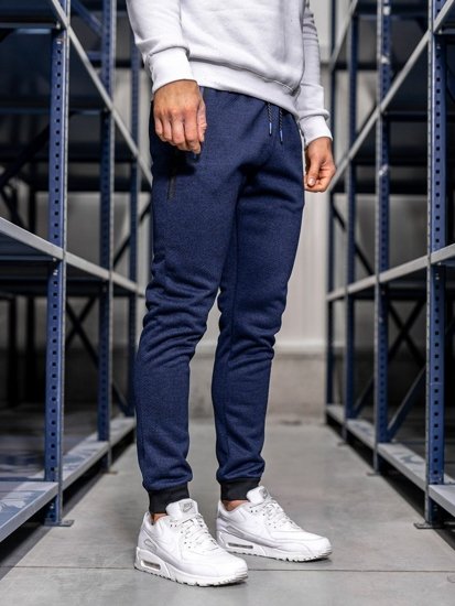 Men's Sweatpants Navy Blue Bolf AM72