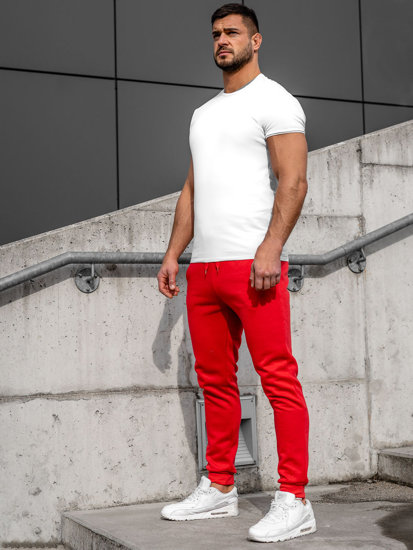 Men's Sweatpants Red Bolf CK01