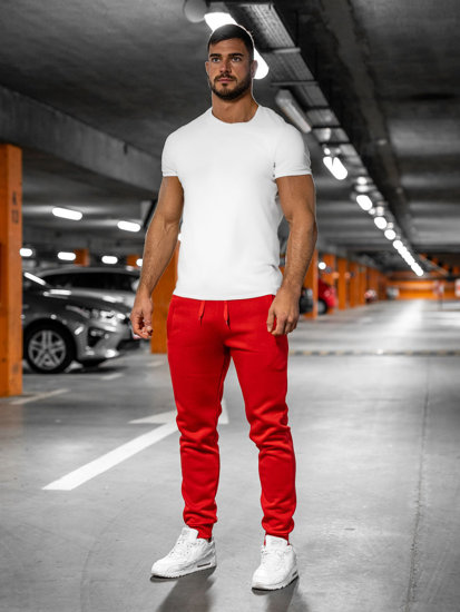 Men's Sweatpants Red Bolf XW01-A