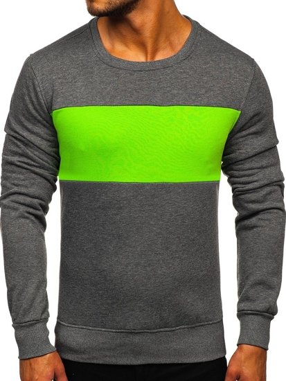 Men's Sweatshirt Graphite-Green Bolf 2021