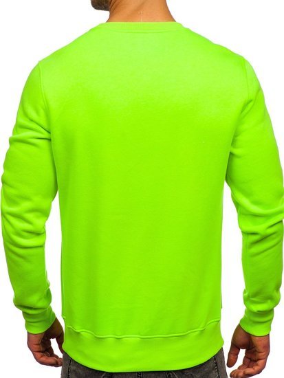 Men's Sweatshirt Green-Neon Bolf 2001