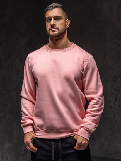 Men's Sweatshirt Light Pink Bolf 2001A1