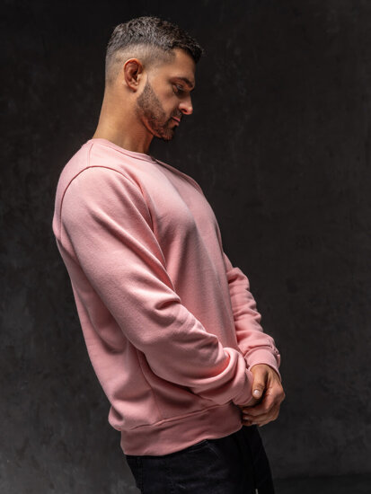 Men's Sweatshirt Light Pink Bolf 2001A1