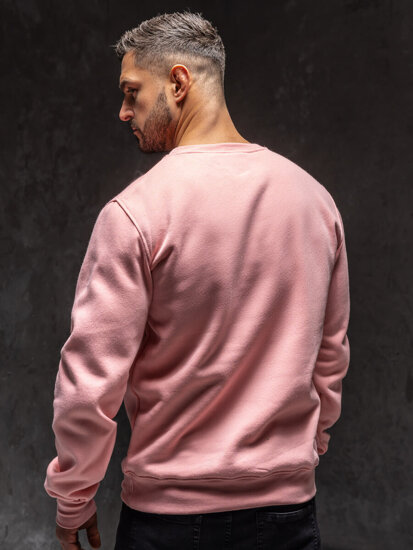 Men's Sweatshirt Light Pink Bolf 2001A1