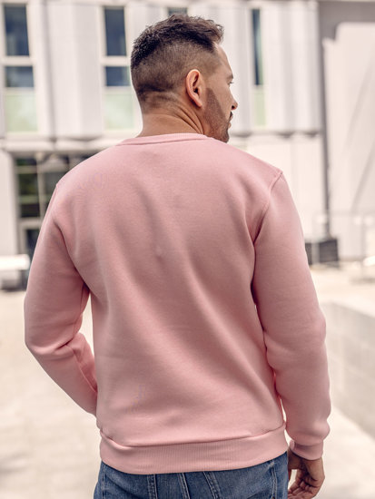 Men's Sweatshirt Light Pink Bolf 2001A2