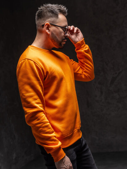 Men's Sweatshirt Orange Bolf 2001A1