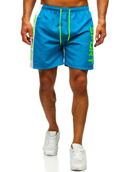 Men’s Swimming Trunks Blue Bolf HN109