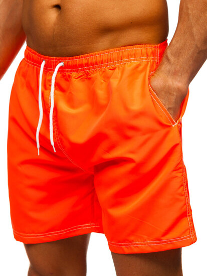 Men’s Swimming Trunks Dark Orange Bolf HN101