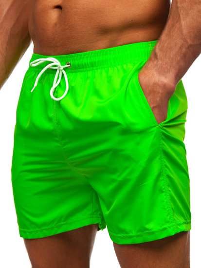 Men's Swimming Trunks Green-Neon Bolf XL019