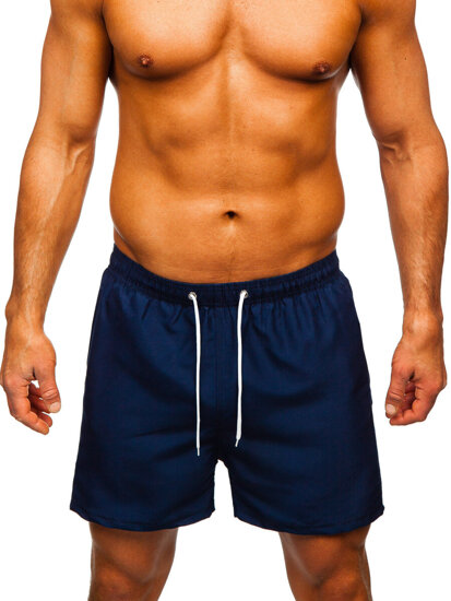 Men’s Swimming Trunks Navy Blue Bolf XL020