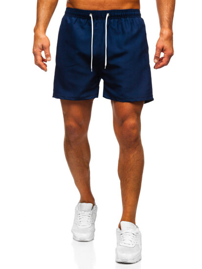 Men’s Swimming Trunks Navy Blue Bolf XL020