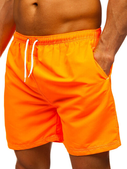 Men’s Swimming Trunks Orange Bolf HN101