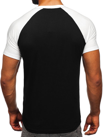 Men's T-shirt Black-White Bolf 8T82