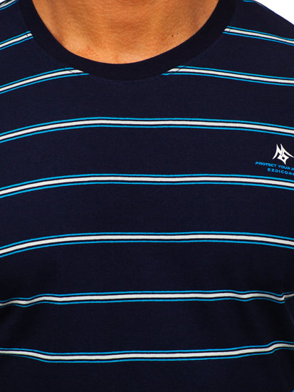 Men's T-shirt Navy Blue Bolf 14952