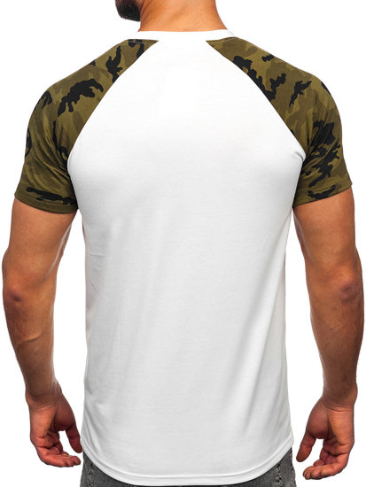 Men's T-shirt White-Camo Bolf 8T82