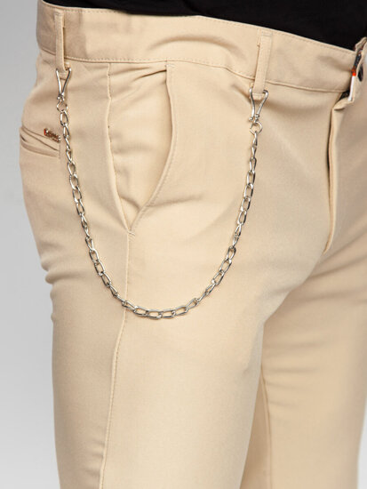 Men's Textile Chinos Beige Bolf 0059